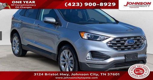 Silver Metallic 2024 Ford Edge Titanium