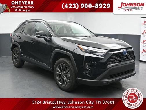 Midnight Black Metallic 2024 Toyota RAV4 Hybrid XLE Premium