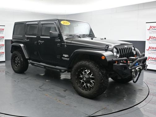 Black Clearcoat 2013 Jeep Wrangler Unlimited Sahara