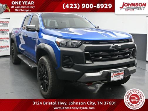 Glacier Blue Metallic 2023 Chevrolet Colorado Trail Boss