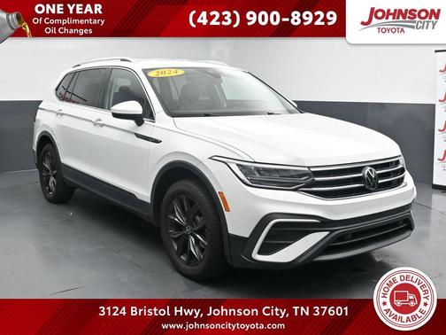 Pure White 2024 Volkswagen Tiguan 2.0T SE 4MOTION