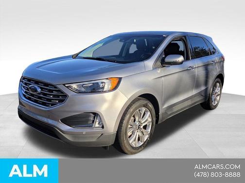 Silver Metallic 2024 Ford Edge Titanium