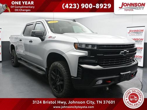 Silver Ice Metallic 2021 Chevrolet Silverado 1500 LT Trail Boss