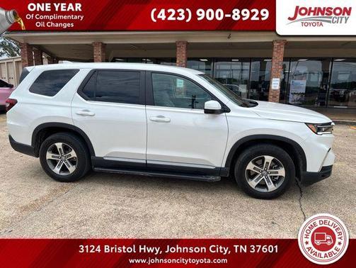 Platinum White Pearl 2024 Honda Pilot EX-L 7 Passenger