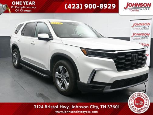 Platinum White Pearl 2024 Honda Pilot EX-L 7 Passenger