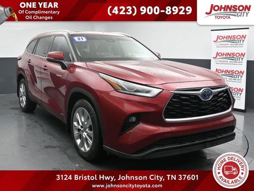 Ruby Flare Pearl 2021 Toyota Highlander Hybrid Limited