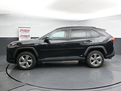 Midnight Black Metallic 2021 Toyota RAV4 Hybrid XLE Premium