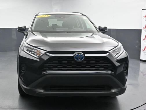 Midnight Black Metallic 2021 Toyota RAV4 Hybrid XLE Premium