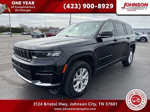 Diamond Black Crystal Pearlcoat 2023 Jeep Grand Cherokee L Limited