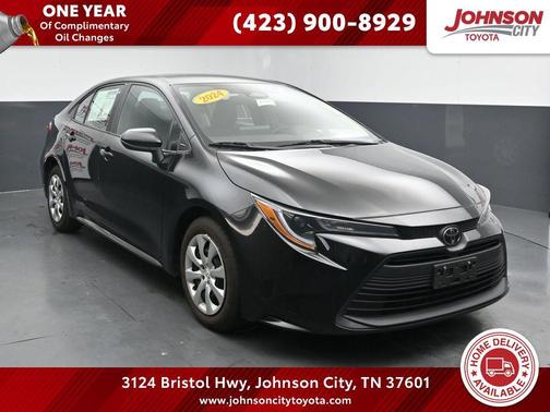 Midnight Black Metallic 2024 Toyota Corolla LE