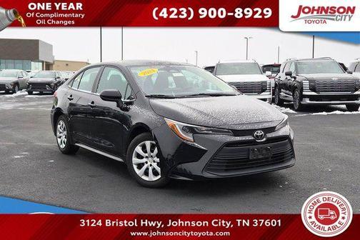 Midnight Black Metallic 2024 Toyota Corolla LE