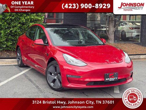 Red Multi-Coat 2022 Tesla Model 3 Long Range