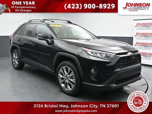 Midnight Black Metallic 2021 Toyota RAV4 XLE Premium