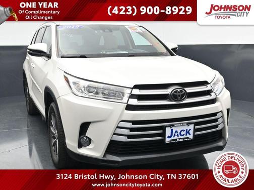 Blizzard Pearl 2019 Toyota Highlander XLE