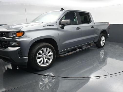 Satin Steel Metallic 2021 Chevrolet Silverado 1500 Custom