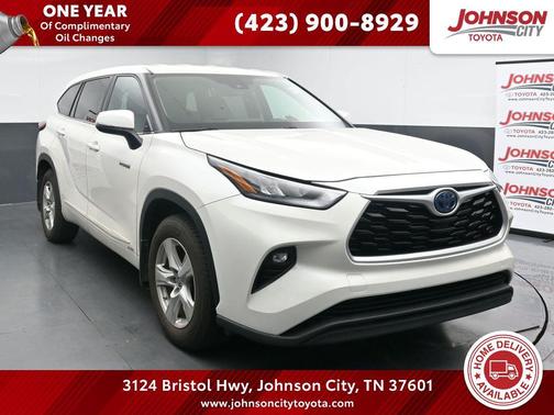 Blizzard Pearl 2020 Toyota Highlander Hybrid LE