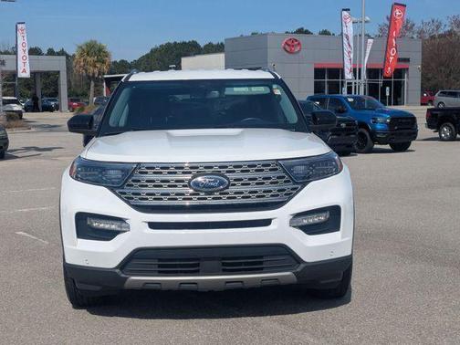 Oxford White 2023 Ford Explorer Limited