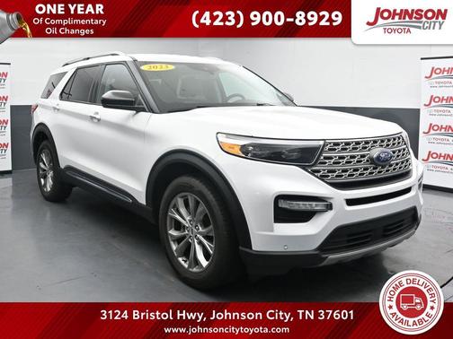 Oxford White 2023 Ford Explorer Limited