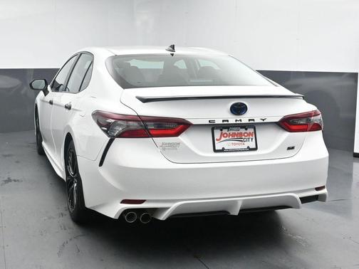 White 2022 Toyota Camry Nightshade Edition Hybrid
