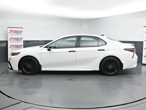 White 2022 Toyota Camry Nightshade Edition Hybrid