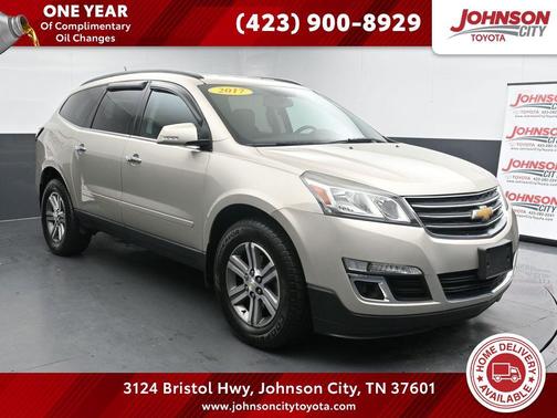 Champagne Silver Metallic 2017 Chevrolet Traverse 1LT