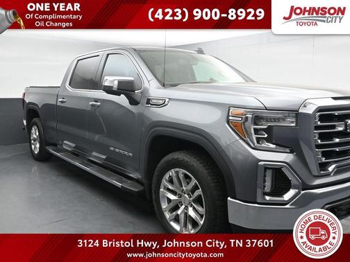 Satin Steel Metallic 2019 GMC Sierra 1500 SLT