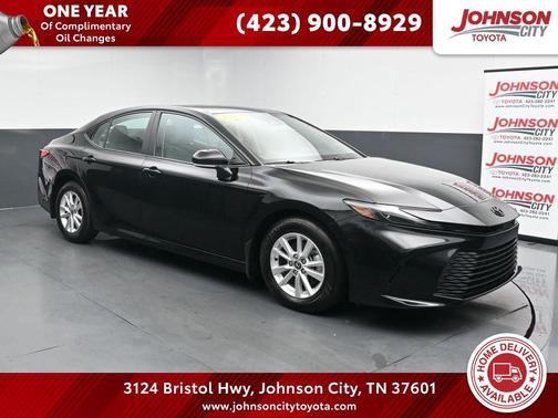 Midnight Black Metallic 2025 Toyota Camry LE