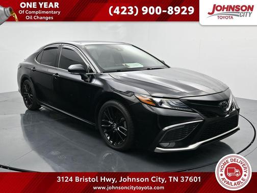 Midnight Black Metallic 2023 Toyota Camry XSE