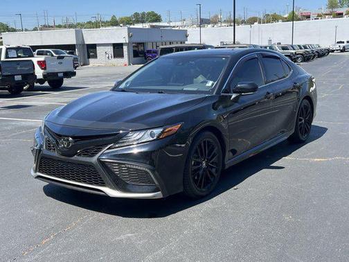 Midnight Black Metallic 2023 Toyota Camry XSE