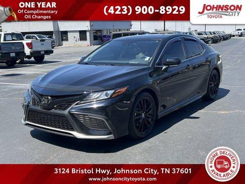 Midnight Black Metallic 2023 Toyota Camry XSE