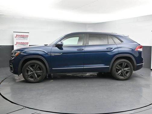 Tourmaline Blue Metallic 2021 Volkswagen Atlas Cross Sport 3.6L V6 SE w/Technology R-Line