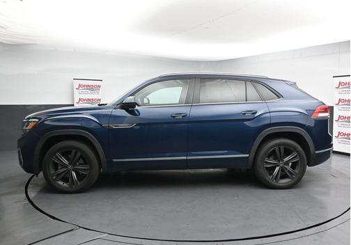 Tourmaline Blue Metallic 2021 Volkswagen Atlas Cross Sport 3.6L V6 SE w/Technology R-Line