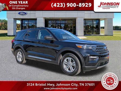 Agate Black Metallic 2023 Ford Explorer XLT
