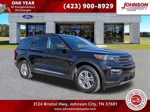 Agate Black Metallic 2023 Ford Explorer XLT