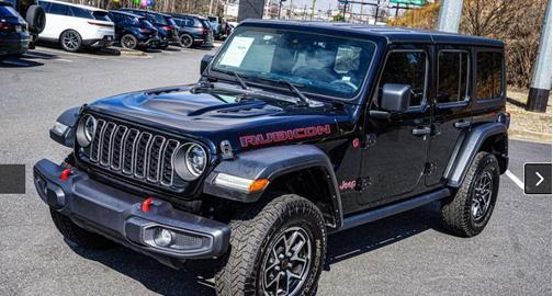 Black Clearcoat 2024 Jeep Wrangler Rubicon
