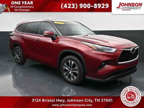 Ruby Flare Pearl 2022 Toyota Highlander XLE