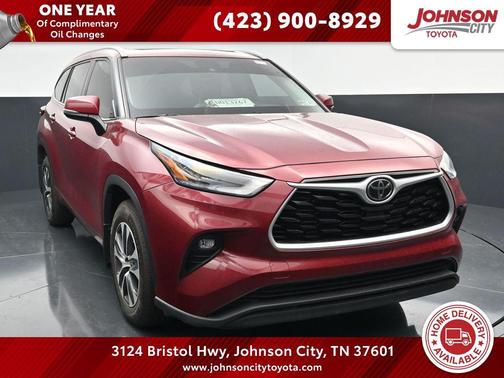 Ruby Flare Pearl 2022 Toyota Highlander XLE