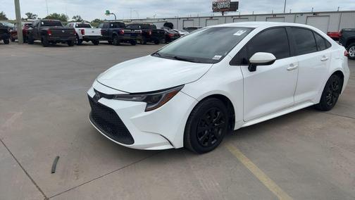 White 2022 Toyota Corolla LE