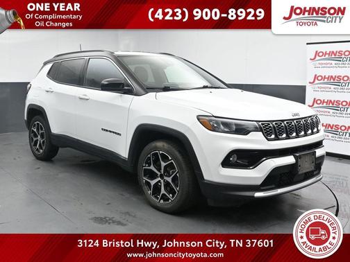 Bright White Clearcoat 2024 Jeep Compass Limited