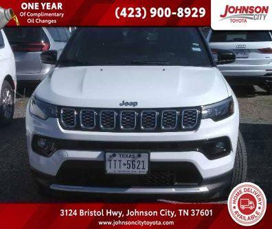 Bright White Clearcoat 2024 Jeep Compass Limited