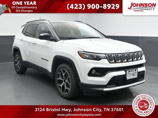 Bright White Clearcoat 2024 Jeep Compass Limited