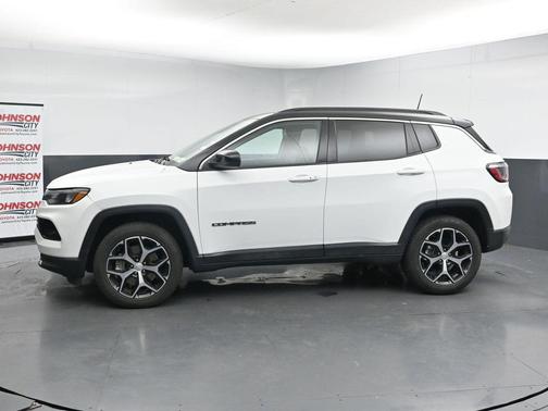 Bright White Clearcoat 2024 Jeep Compass Limited