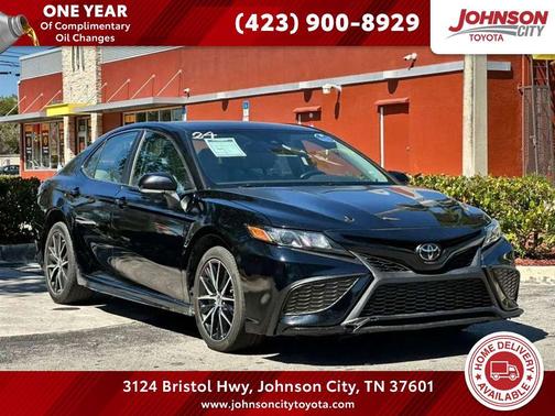 Midnight Black Metallic 2023 Toyota Camry SE