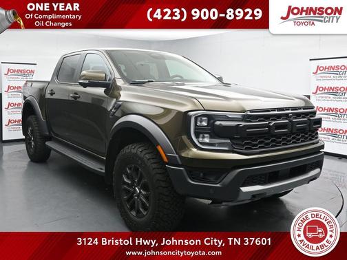 Shelter Green Metallic 2025 Ford Ranger Raptor