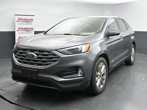 Gray Metallic 2024 Ford Edge Titanium