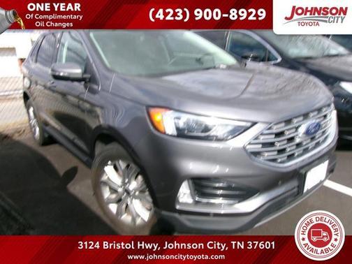 Gray Metallic 2024 Ford Edge Titanium