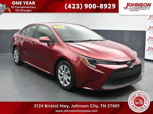 Ruby Flare Pearl 2022 Toyota Corolla LE