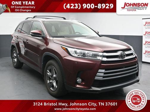 Maroon 2018 Toyota Highlander
