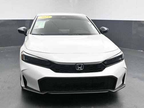 Platinum White Pearl 2025 Honda Civic Sport