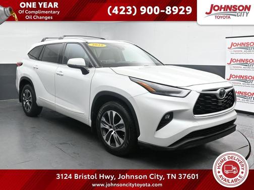 Wind Chill Pearl 2022 Toyota Highlander XLE